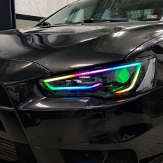 Lighting Trendz 2008-2017 Mitsubishi Lancer Evo X Pre-Built Vland Headlights